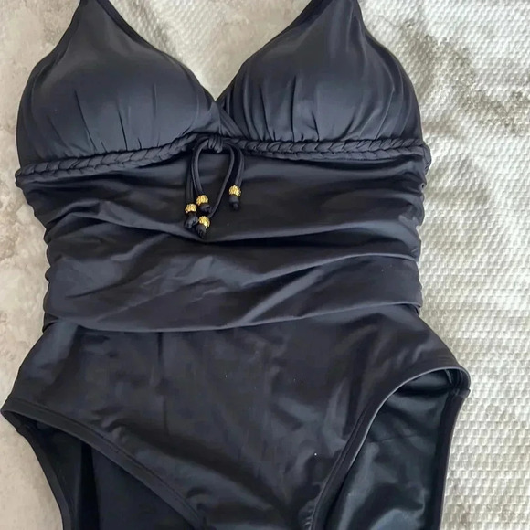 Bleu Rod Beattie Black One Piece Swimsuit - Picture 8 of 11